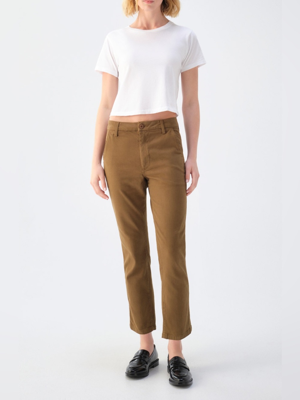 AMO || Easy Trouser Pants Slacks in Walnut Brown Tan 30